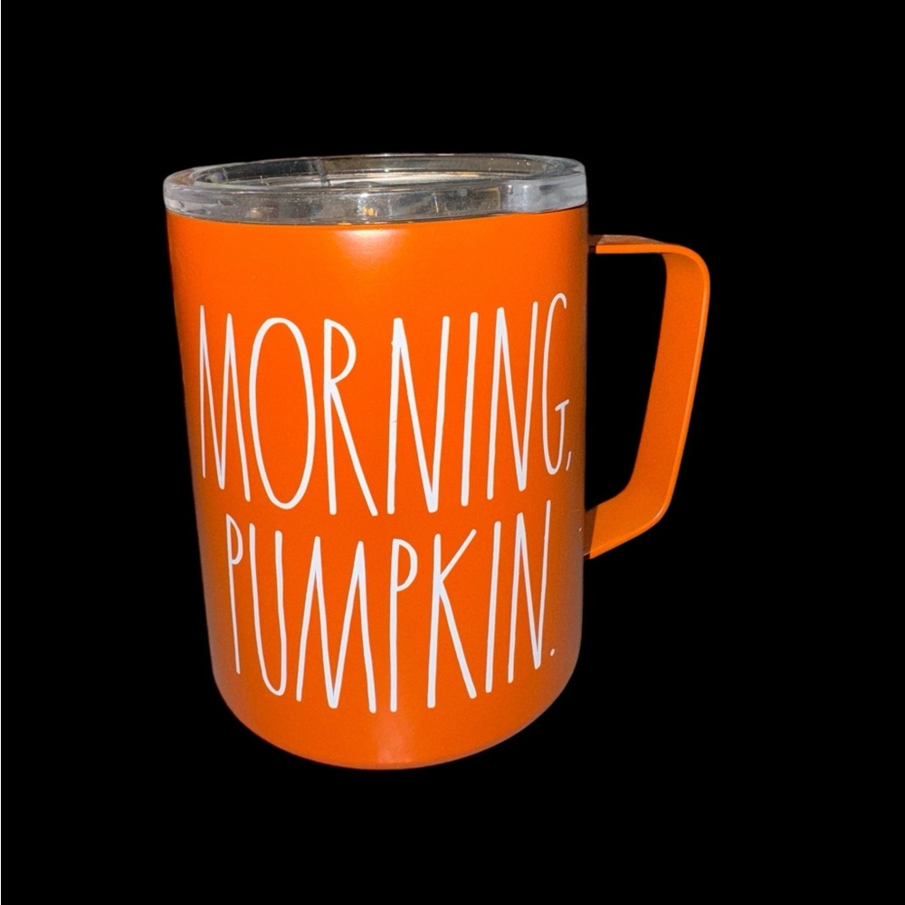 Rae Dunn  Insulted Coffee Mug “Morning Pumpkin” Coffee Cup 12 ounces